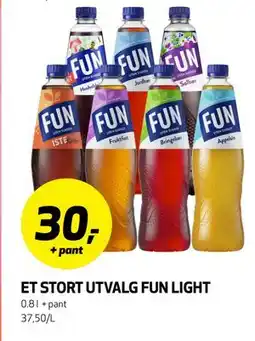 Bunnpris ET STORT UTVALG FUN LIGHT tilbud