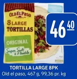 Rema 1000 TORTILLA LARGE 8PK tilbud