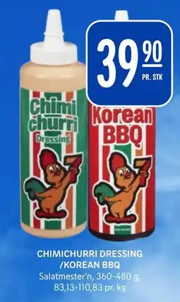 Rema 1000 CHIMICHURRI DRESSING /KOREAN BBQ tilbud