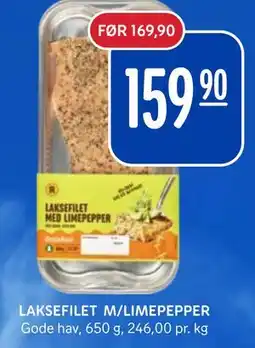 Rema 1000 LAKSEFILET M/LIMEPEPPER tilbud