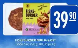Rema 1000 FISKEBURGER NDUJA & OST tilbud