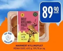 Rema 1000 MARINERT KYLLINGFILET tilbud