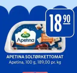 Rema 1000 APETINA SOLTØRKETTOMAT tilbud