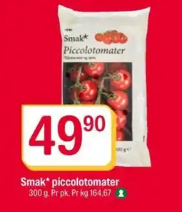 Coop Extra Smak* piccolotomater tilbud