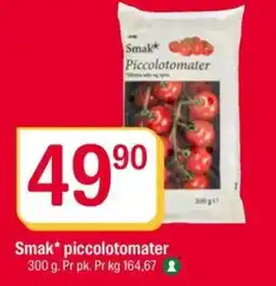 Coop Extra Smak* piccolotomater tilbud