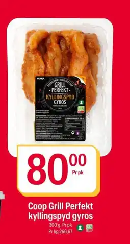 Coop Extra Coop Grill Perfekt kyllingspyd gyros tilbud
