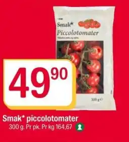 Coop Extra Smak* piccolotomater tilbud