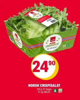 Coop Extra Norsk crispisalat tilbud