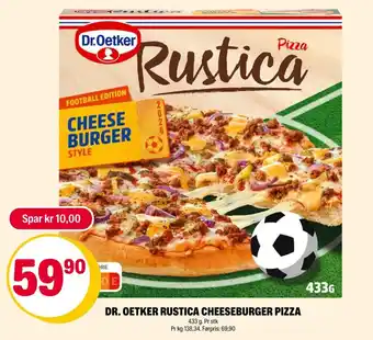 Dr. Oetker rustica cheeseburger pizza
