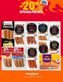 Coop Extra Spesialpølser tilbud