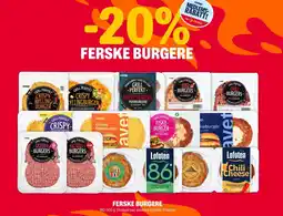 Coop Extra Ferske burgere tilbud