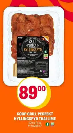 Coop Extra Coop grill perfekt kyllingspyd Thai lime tilbud