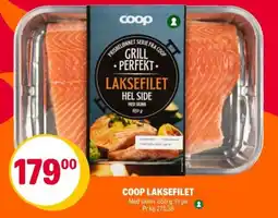 Coop Extra Coop laksefilet tilbud