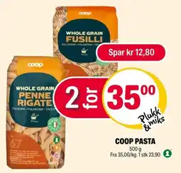 Coop Extra Coop pasta tilbud