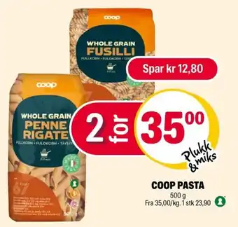 Coop Extra Coop pasta tilbud