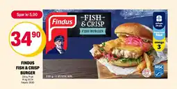 Coop Extra Findus Fish & crisp burger tilbud
