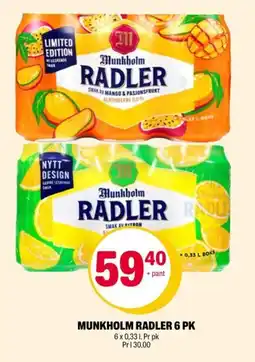 Coop Extra Munkholm radler 6 pk tilbud