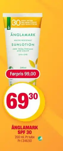 Coop Extra Änglamark SPF30 tilbud