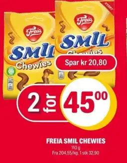 Coop Extra Freia smil chewies tilbud