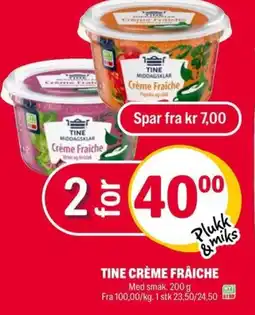 Coop Extra Tine crème fraiche tilbud