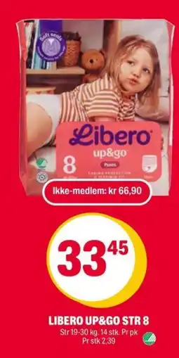 Coop Extra Libero up&go str 8 tilbud
