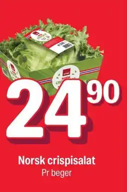 Coop Extra Norsk crispisalat tilbud