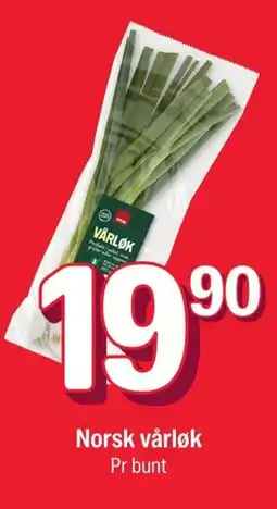 Coop Extra Norsk vårløk tilbud