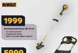 Megaflis Dewalt gresstrimmer 18v 33 cm tilbud