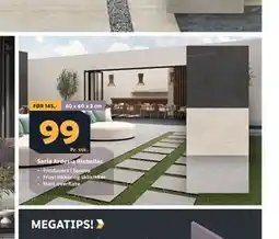 Megaflis Serie Ardesia flisheller tilbud