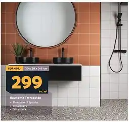 Megaflis Bauhome Terracotta tilbud