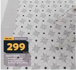 Megaflis Genova 22 Gris tilbud