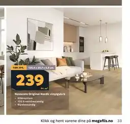 Megaflis Novocore Original Nordic vinylgulv b tilbud