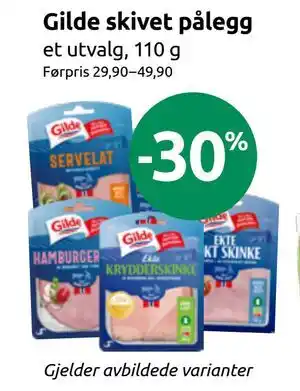 Joker Gilde skivet pålegg tilbud