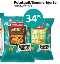 Joker Potetgull/Sommerhjerter tilbud