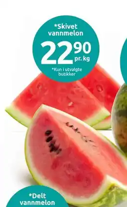 Joker Skivet vannmelon tilbud
