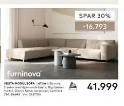 Skeidar VESTA MODULSOFA tilbud