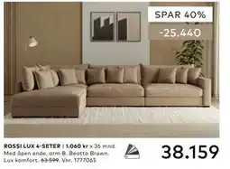 Skeidar ROSSI LUX 4-SETER tilbud