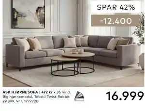 ASK HJØRNESOFA