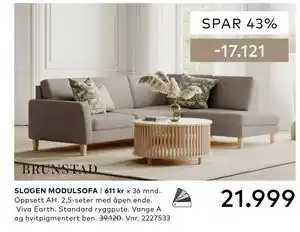Skeidar SLOGEN MODULSOFA tilbud