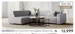 Skeidar LUGO HJØRNESOFA tilbud