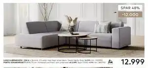 Skeidar LUGO HJØRNESOFA tilbud