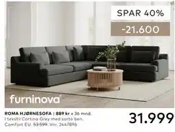 Skeidar ROMA HJØRNESOFA tilbud