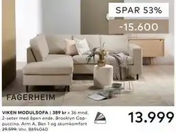 Skeidar VIKEN MODULSOFA tilbud