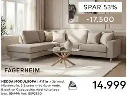 Skeidar HEDDA MODULSOFA tilbud