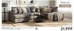 Skeidar BOSTON U-SOFA tilbud