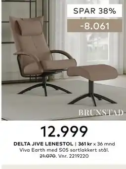 Skeidar DELTA JIVE LENESTOL tilbud