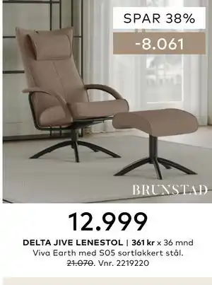 Skeidar DELTA JIVE LENESTOL tilbud