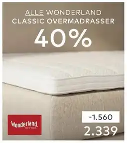 Skeidar ALLE WONDERLAND CLASSIC OVERMADRASSER tilbud