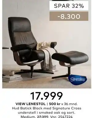 Skeidar VIEW LENESTOL tilbud