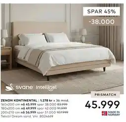 Skeidar ZENON KONTINENTAL tilbud